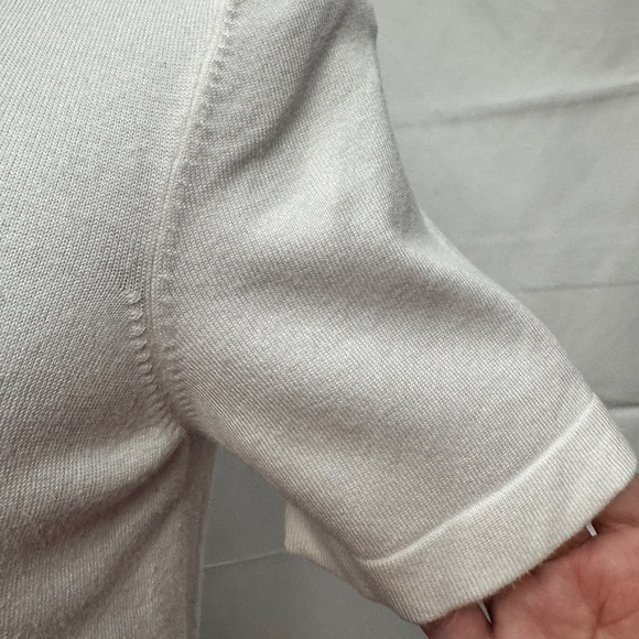 💎 Karl Lagerfeld Short Sleeve Top White - Picture 6 of 10